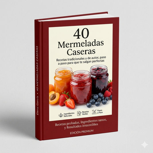 40 Mermeladas Caseras para Regalar, Vender o Disfrutar