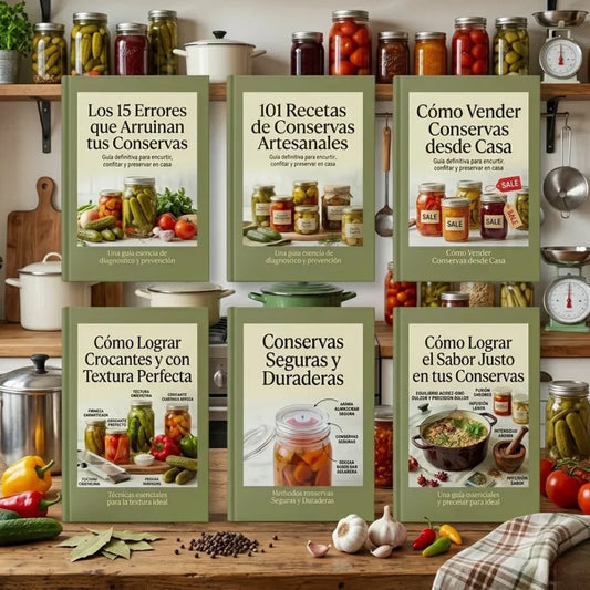 📘 Sistema Completo de Conservas Artesanales (101 Recetas + Método Paso a Paso)
